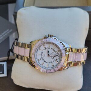 Gc Guess Collection Women’s Pink Ceramic Swiss Made Watch – New in Box